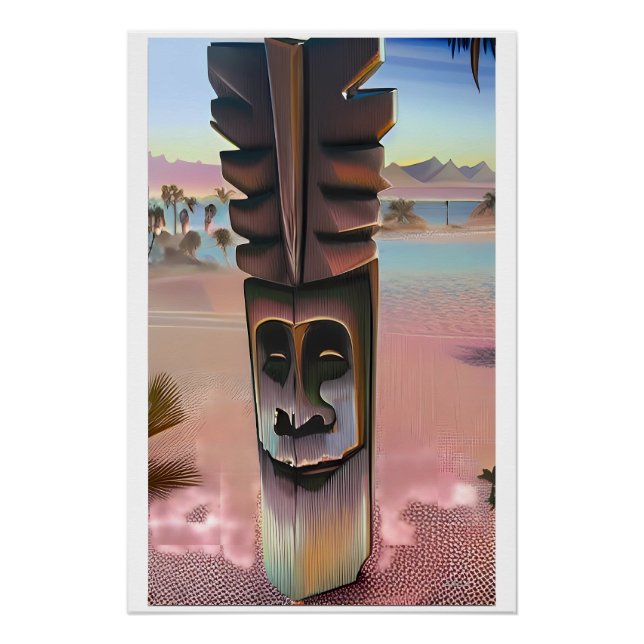 Póster Ilusões Tiki (Frente)