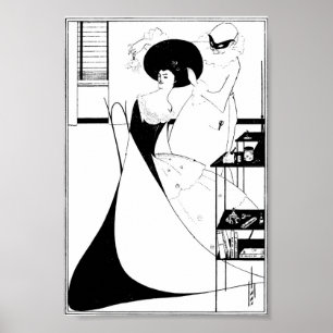 Póster Ilustração Aubrey Beardsley Salome