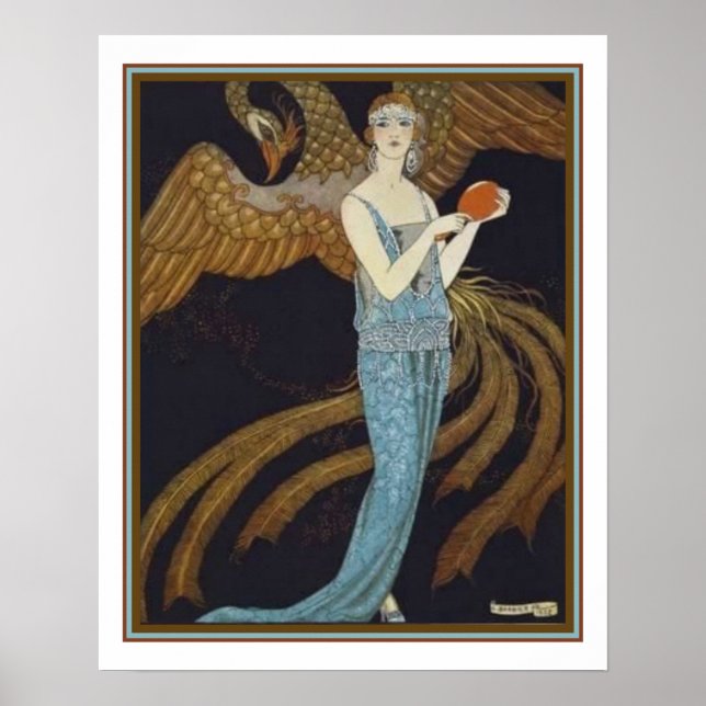 Poster Ilustração Barbier-Deco para Gazette Du Bon Ton (Frente)