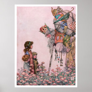 Póster Ilustração Bill de Robinson da charneca de W o