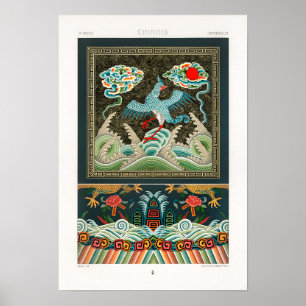 Poster Ilustração chinesa de Vintage por Albert Racinet