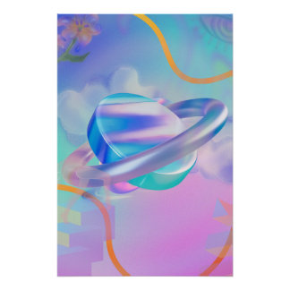Póster Ilustração Criativa