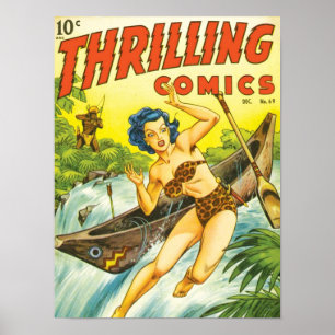 POSTER ILUSTRAÇÃO DA FICHA CIENTÍFICA VINTAGE