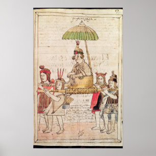 Póster Ilustração da Huascar Inca