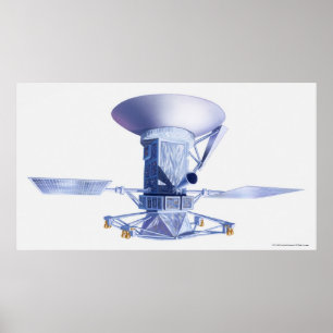 Poster Ilustração da nave espacial de Magellan
