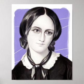 Poster Ilustração da Novelista Inglesa Emily Brontë