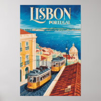 Ilustração da paisagem urbana de Lisboa Portugal A