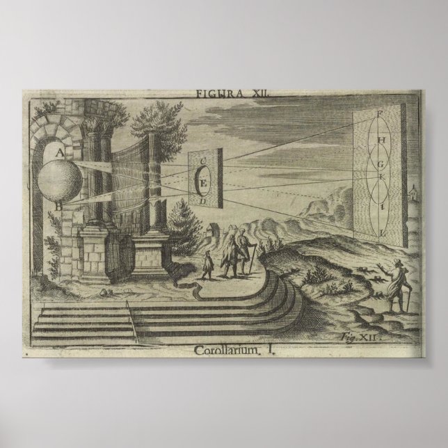 Poster Ilustração da Sociedade Vintage Oculus (Frente)