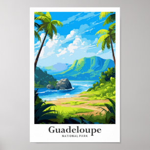 Poster Ilustração da Viagem do Parque Nacional de Guadalo