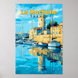 Poster Ilustração de arte Viagem de La Rochelle France