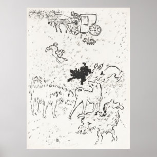 Poster Ilustração de cães