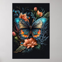 Ilustração de Colagem de Borboleta Criativa
