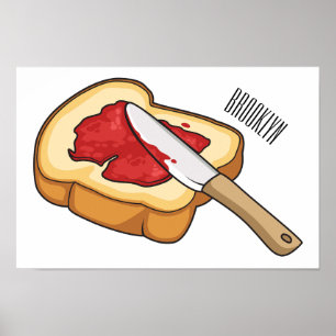 Poster Ilustração de desenho em papel e emperramento