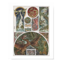 Ilustração De Dragões - Por Anton Seder