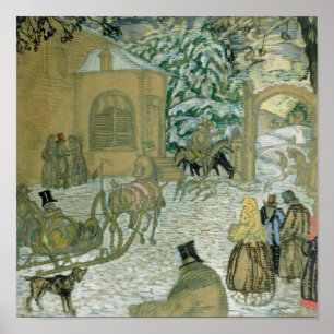 Poster Ilustração de "Dubrovsky", por Alexander Pushkin