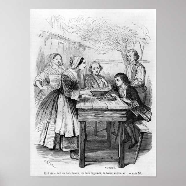 Póster Ilustração de "L'Emile" (Frente)