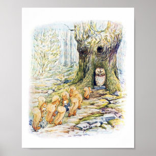 Poster Ilustração de Livro Infantil Pequenos Critters Pos