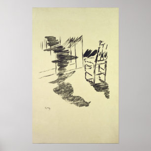 Póster Ilustração de Manet   para 'o Raven