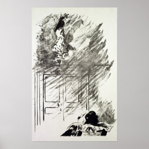 Póster Ilustração de Manet   para 'o Raven