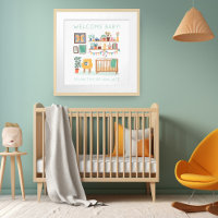 Ilustração de Nursery de Cute NOME DE BEBÊ PERSONA