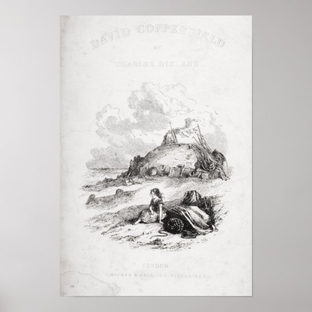 Póster Ilustração de página de título de 'David' (Frente)