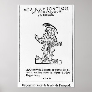 Póster Ilustração 'de Pantagruel