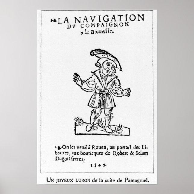 Póster Ilustração de 'Pantagruel' (Frente)