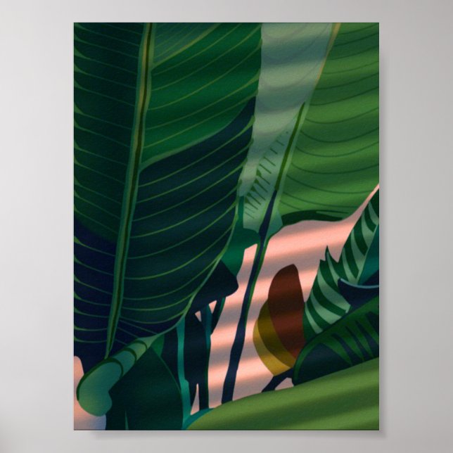 Poster Ilustração de Plantas (Frente)