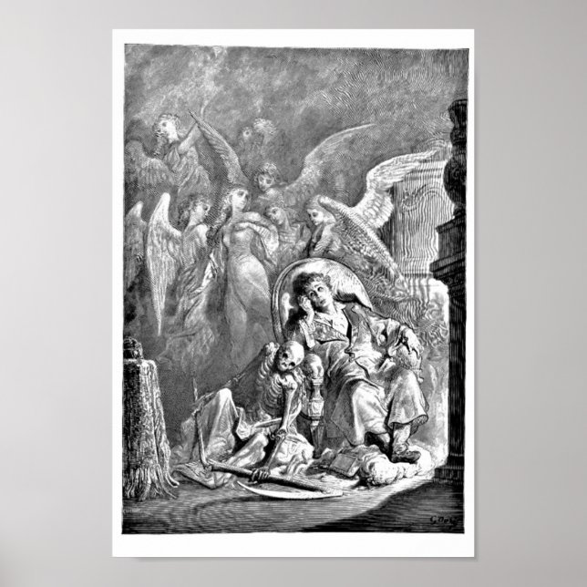 Poster Ilustração de Poe Raven Edgar Allan (Frente)