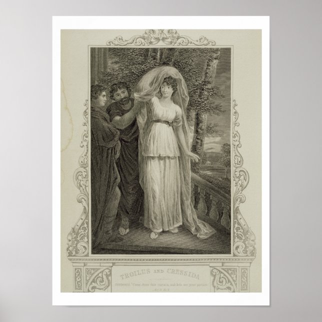 Póster Ilustração de "Troilus and Cressida", Lei III, (Frente)