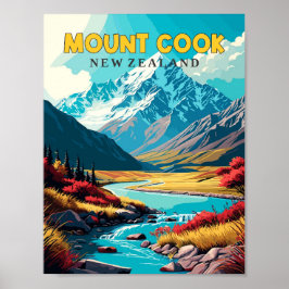 Poster Ilustração de viagens vintage do Monte Cook na Nov