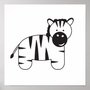 Poster Ilustração de ZEBRA por Lorena Depante