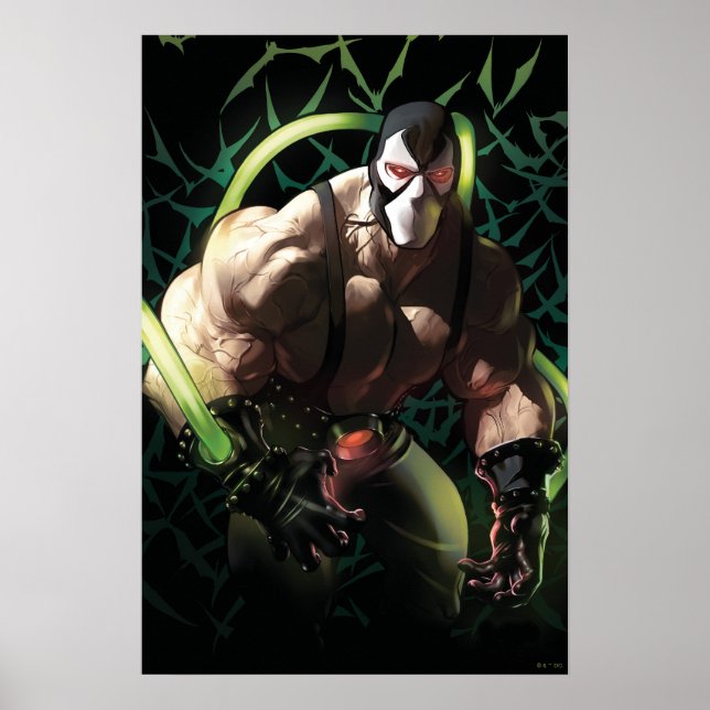 Poster Ilustração do Enxame de Morcegos do Batman Bane (Frente)