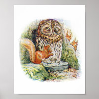 Ilustração do Livro Infantil de Coruja