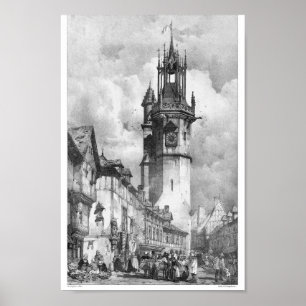 Poster Ilustração do Livro Vintage