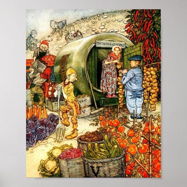 Poster Ilustração do Livro Vintage (Frente)