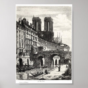 Poster Ilustração do Livro Vintage