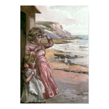 Ilustração do Livro Vintage do "Barco do Pai"