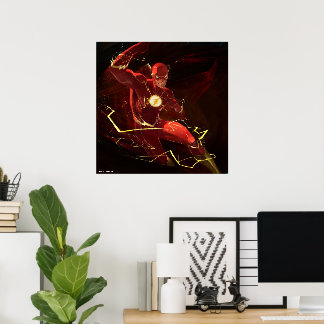 Poster Ilustração Flash de Crise Infinita