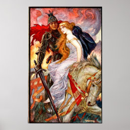 Poster Ilustração H J Ford Vintage