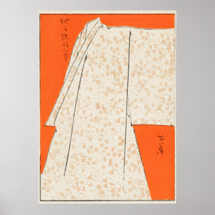 Poster Ilustração japonesa do bijutsukai Shin