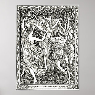 Póster Ilustração mais tentadora de Shakespeare