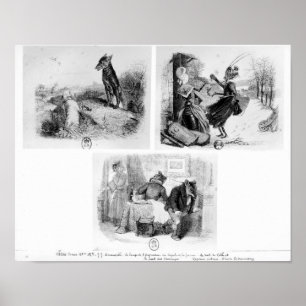 Póster Ilustração para 'o lobo e o Lambb