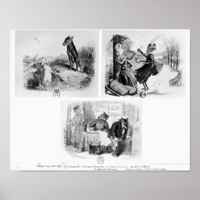 Póster Ilustração para "O Lobo e o Lambbo" (Frente)