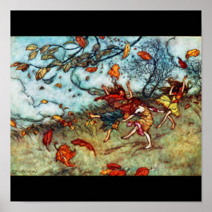 Póster Ilustração-Rackham 40 do Poster-Vintage