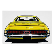 Ilustração Retro em Pop Art de Carro Esportivo Ama