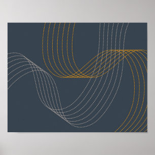 Poster Ilustração simples, moderna, elegante, legal, na
