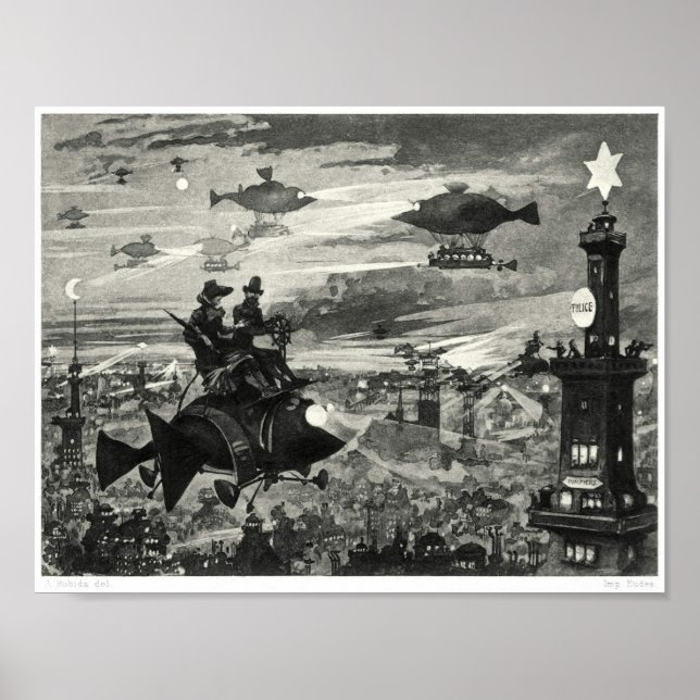 Poster Ilustração Surrealista do Livro (Frente)