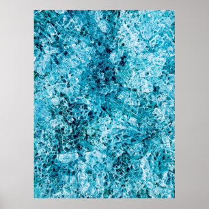 Poster Ilustração teal
