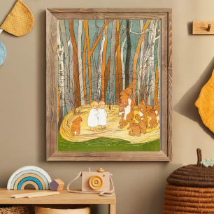 Poster Ilustração Vintage Cartaz Sibylle Von Olfers